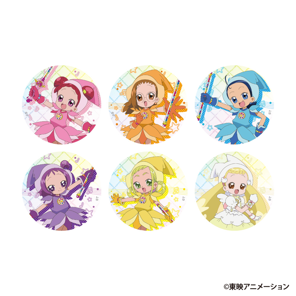 おジャ魔女どれみ_トレーディングホロ缶バッジ 【BOX／6個入り】 | お