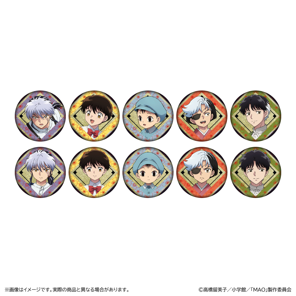 MAO_トレーディング金屏風柄缶バッジ 【コンプリートBOX／10個入り