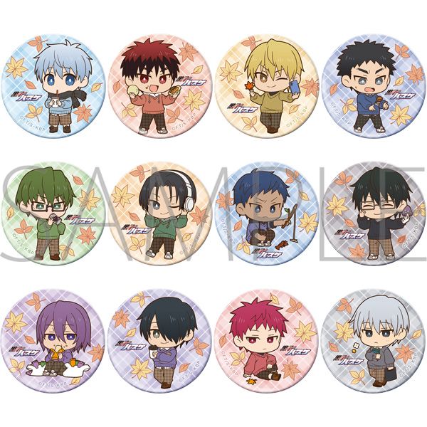 黒子のバスケ_キャラバッジコレクション 【BOX／12個入り】 | 黒子の
