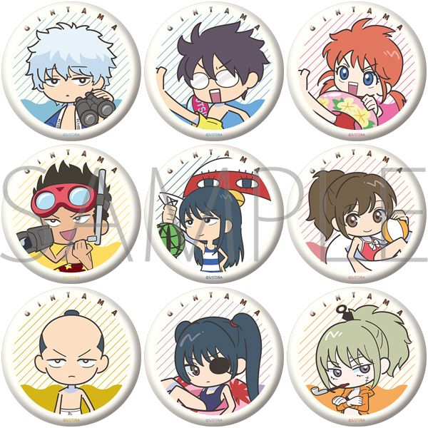 銀魂　キャラバッジコレクション 銀魂_キャラバッジコレクション／プール 【BOX／9パック入り】 | 銀魂