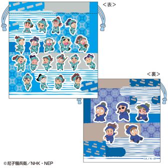 忍たま乱太郎_土井半助 Ani-Art aqua label 第2弾 缶バッジ2個セット
