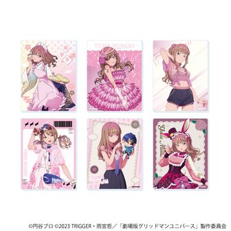 グリッドマン ユニバース_クリアファイル 六花&アカネ&夢芽