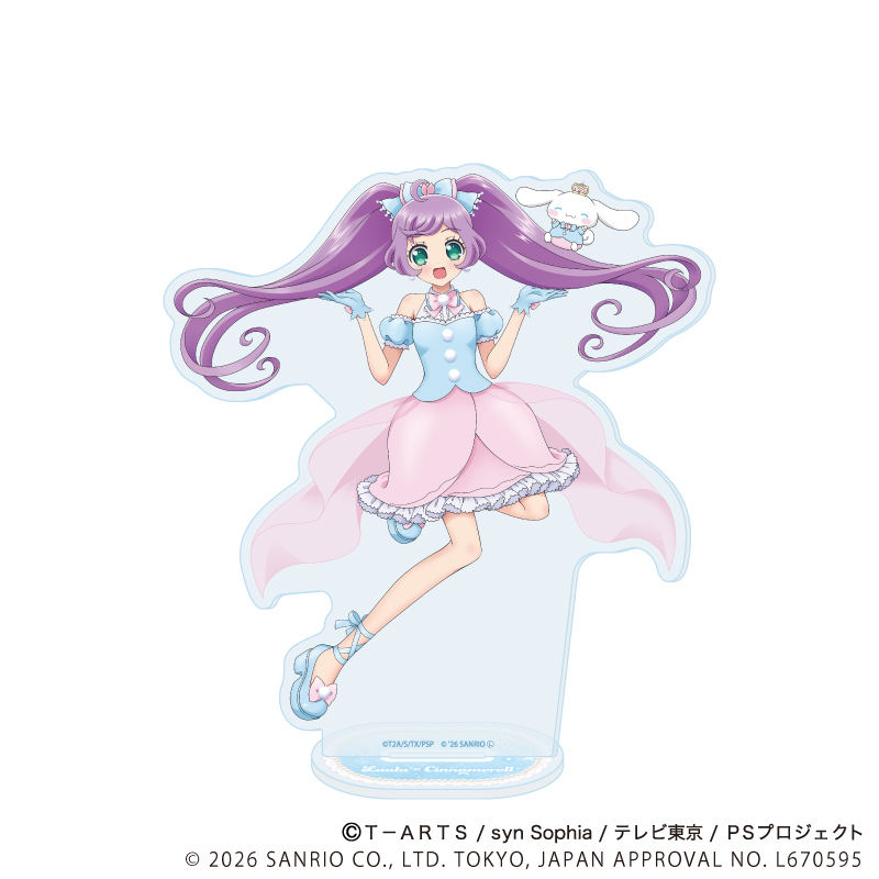 プリパラ サンリオ らぁら 缶バッジ 7点 プリティーシリーズ プリティーシリーズ×サンリオキャラクターズ_アクリルスタンド07/真中