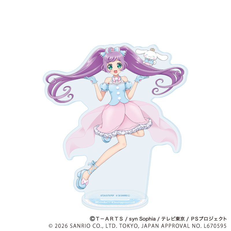 プリティーシリーズ×サンリオキャラクターズ_アクリルスタンド07/真中