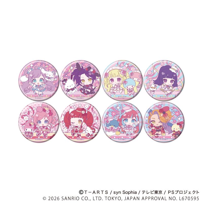 プリティーシリーズ×サンリオキャラクターズ_缶バッジ04/BOX2