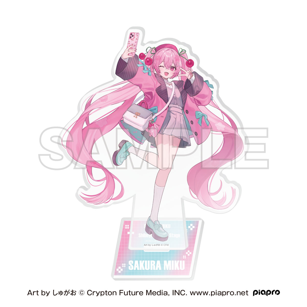 桜ミク×Shibuya Sakura Stage_アクリルスタンド Art by しゅがお