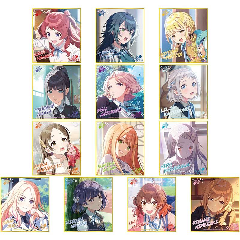 学園アイドルマスター_ミニ色紙コレクション 【BOX／13個入り