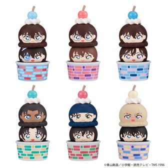 名探偵コナン_トレーディングメタリック缶バッジN【コンプリートBOX／6