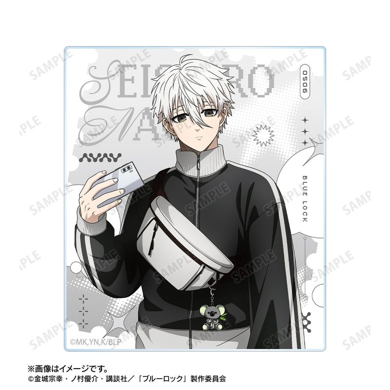ブルーロック_描き下ろし 凪 誠士郎 モノトーンストリートファッション