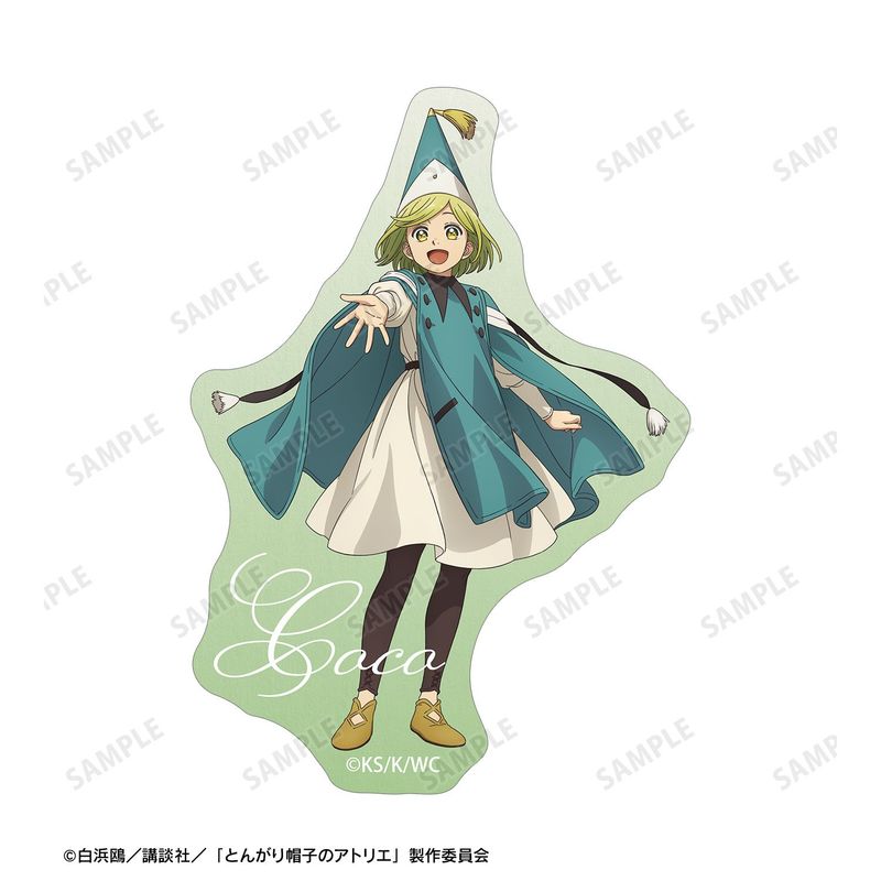 とんがり帽子のアトリエ_ココ ダイカットステッカー2個セット