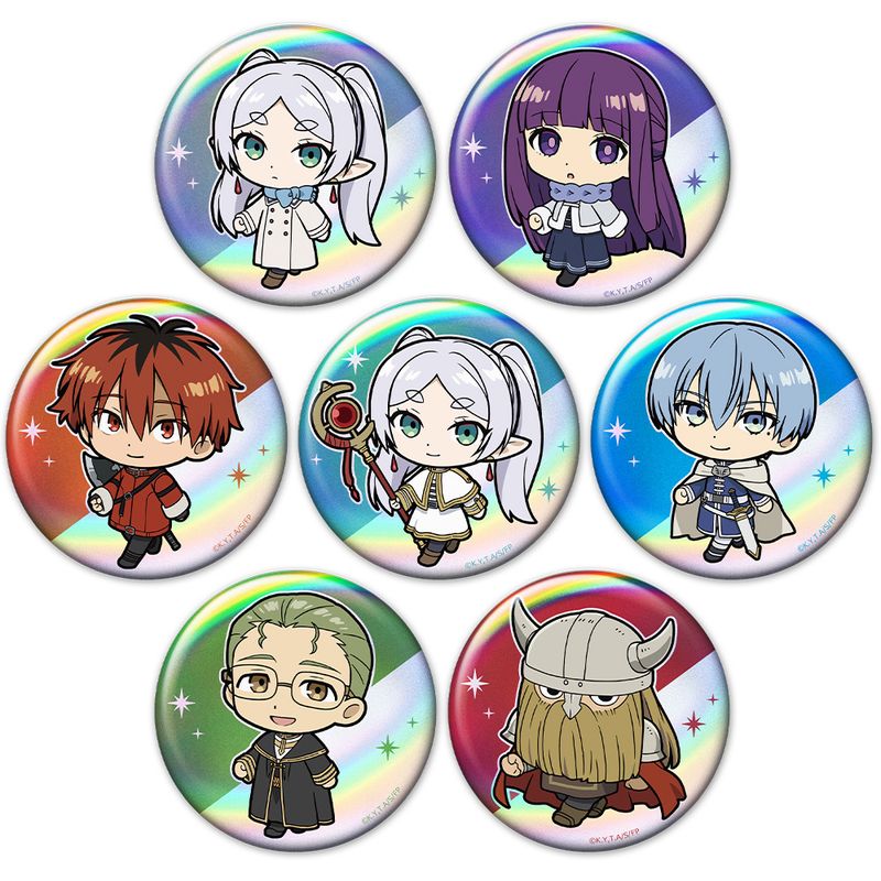 葬送のフリーレン_トレーディングホログラム缶バッジ 全7種 【BOX／7個