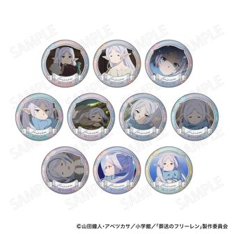 葬送のフリーレン_ホログラム缶バッジ Ver.2 デザイン10(フリーレン/J