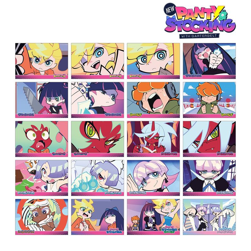 New PANTY & STOCKING 男たちのパン歌 特典 ポストカード New PANTY ＆ STOCKING with GARTERBELT_トレーディング場面写ポスト
