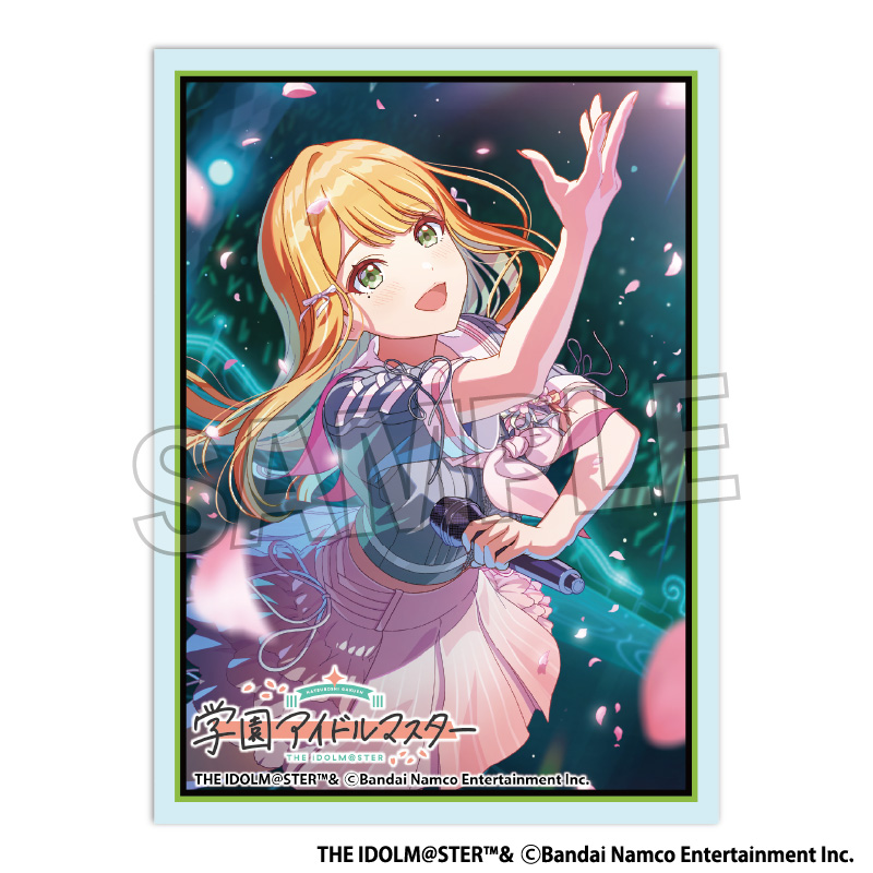 学園アイドルマスター_イラストスリーブMAT 桜フォトグラフ 紫雲清夏