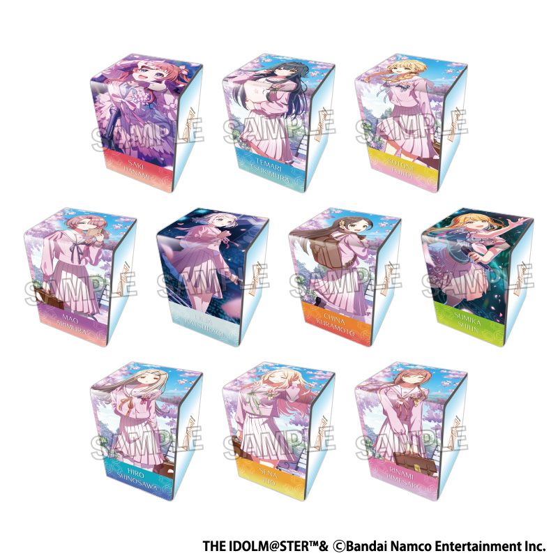 学園アイドルマスター_イラスト合皮製デッキケースNT 桜フォトグラフ