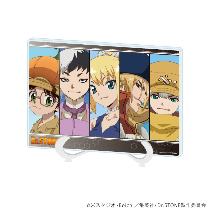 Dr.STONE_(A5サイズ)_アクリルアートボード19/集合B(場面写イラスト