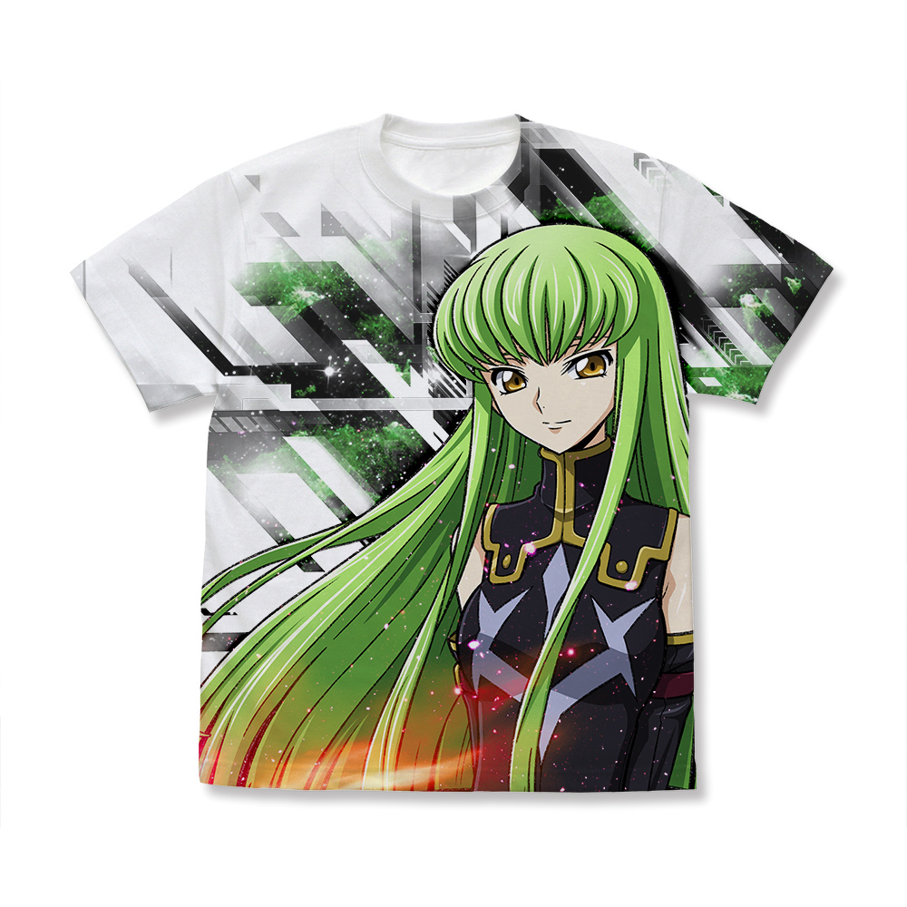 コードギアス 反逆のルルーシュ_Sサイズ_C.C. フルグラフィックTシャツ