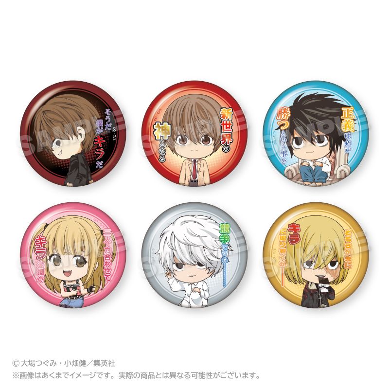 DEATH NOTE_トレーディング缶バッジ 名シーンver.2 【BOX／6個入り