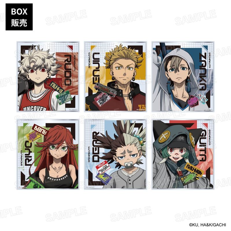 ガチアクタ　全巻　色紙 ガチアクタ_トレーディング クリアミニ色紙 Sport Mix Ver.【BOX／6個
