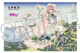 葛飾北斎×初音ミク_Rella A4クリアファイル2枚セット+カード KAITO