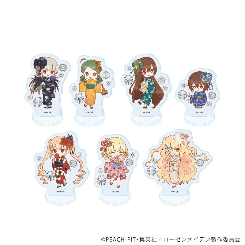 【未開封】ローゼンメイデンアクスタセット ローゼンメイデン_アクリルぷちスタンド12/夏祭りver. コンプリート