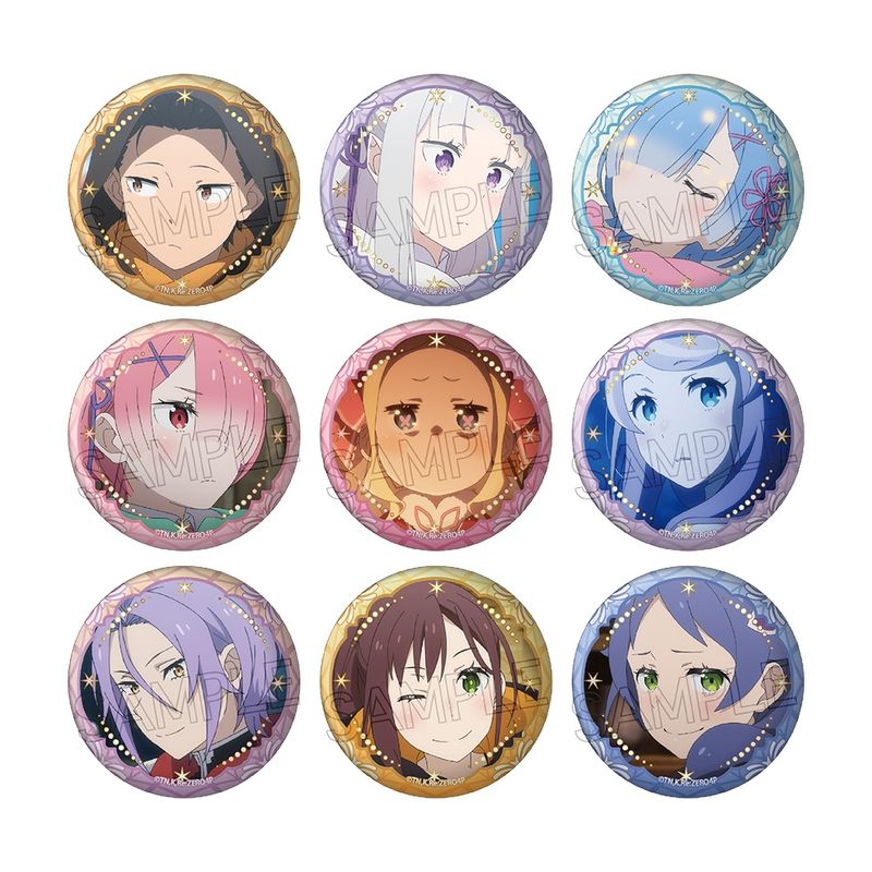 Re:ゼロから始める異世界生活_百面相缶バッジ Vol.2【コンプリートBOX