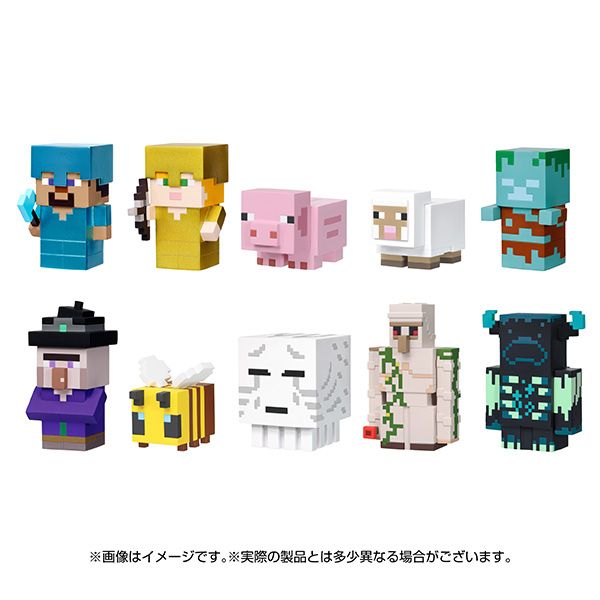 MINECRAFT マインクラフト_ソフビパペットマスコット2 【コンプリート