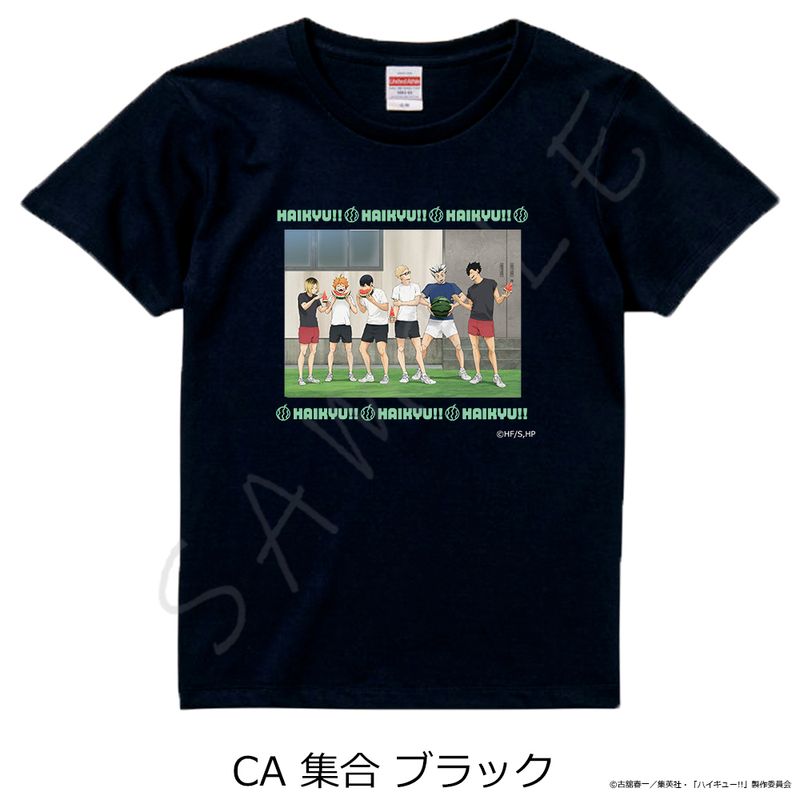 ハイキュー!!_Mサイズ_第13弾 Tシャツ CA 集合 ブラック | ハイキュー