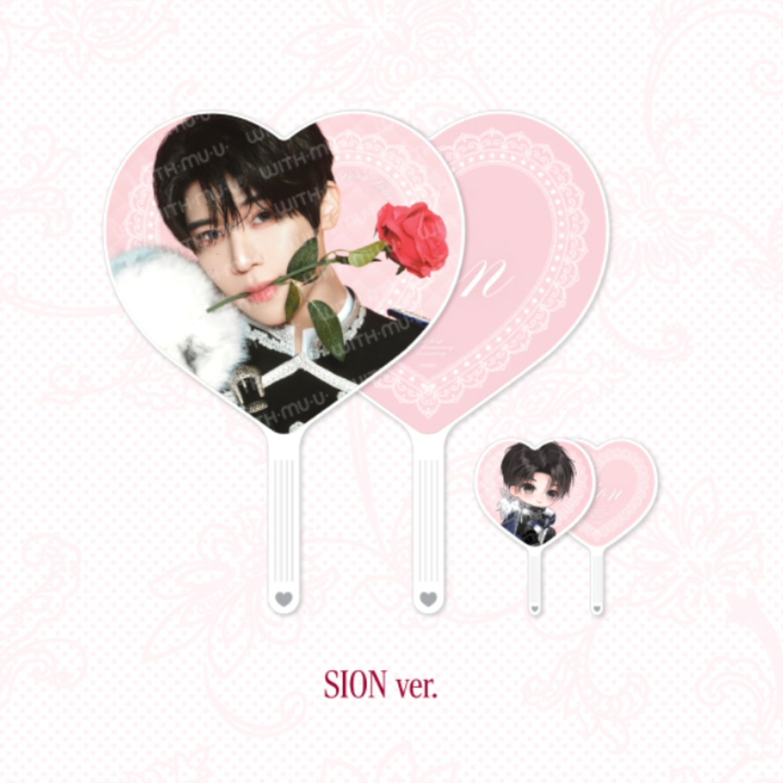 NCT WISH_SION 부채_이미지 피켓 세트 / 2026 NCT WISH FANMEETING_6명의 왕자님에게 프로포즈되면 곤란해 버리는데