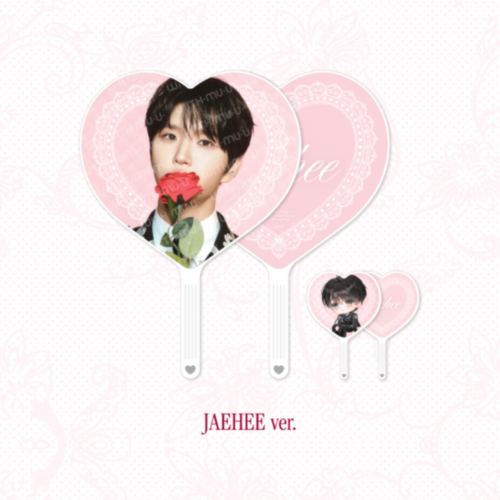 NCT WISH_JAEHEE 부채_이미지 피켓 세트 / 2026 NCT WISH FANMEETING_6명의 왕자님에게 프로포즈되면 곤란해 버리는데