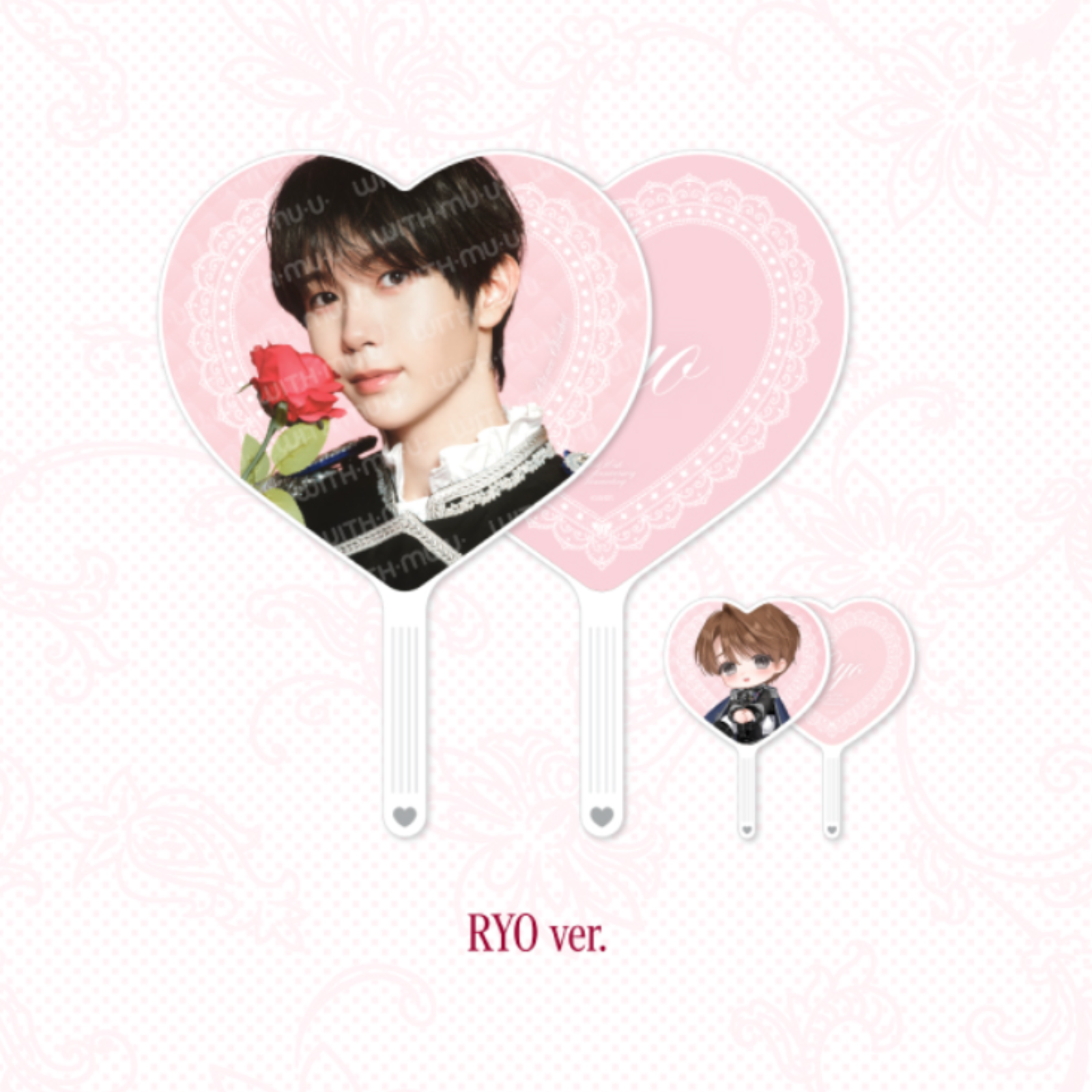 NCT WISH_RYO 부채_이미지 피켓 세트 / 2026 NCT WISH FANMEETING_6명의 왕자님에게 프로포즈되면 곤란해 버리는데