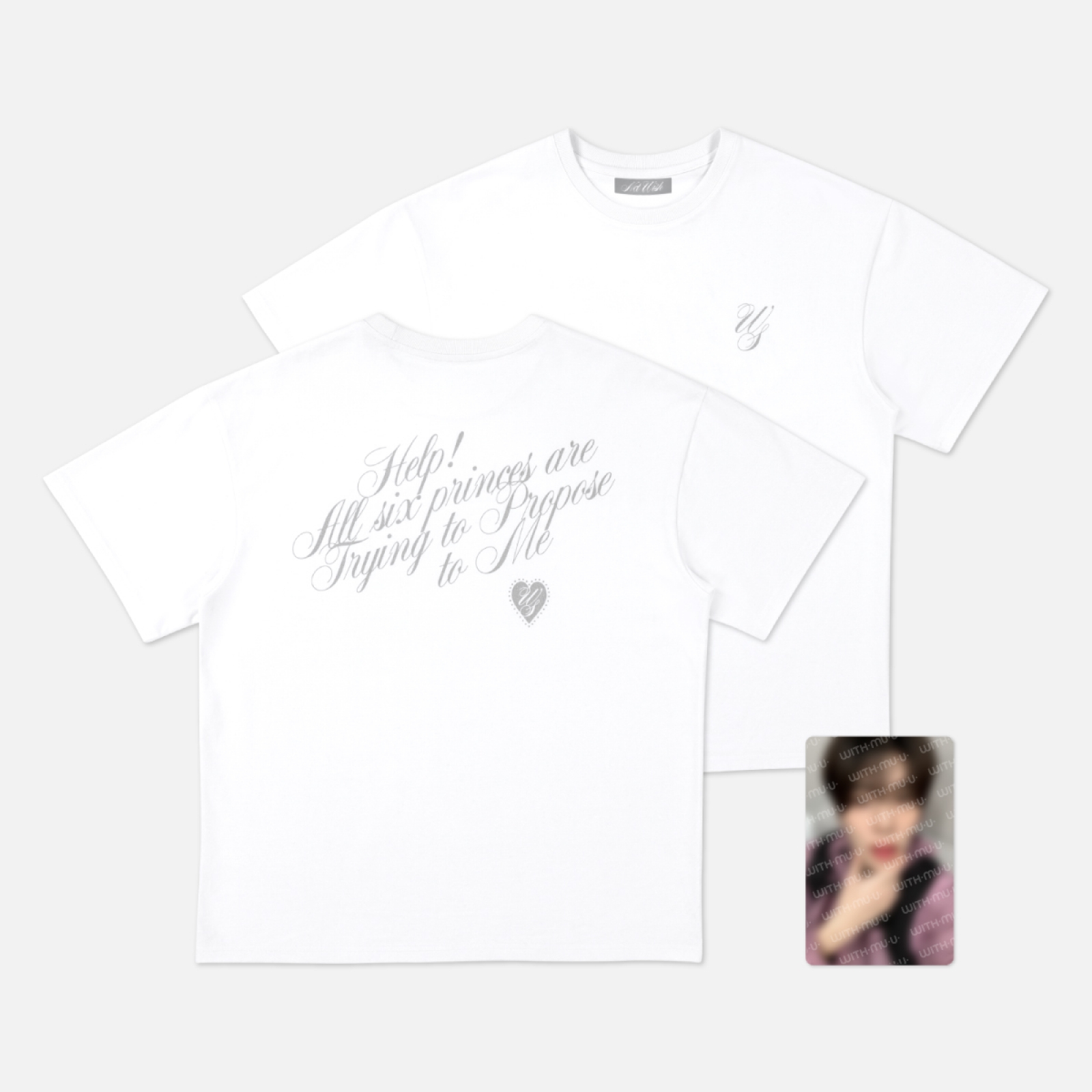 NCT WISH_JAEHEE 티셔츠_포토카드 세트 / 2026 NCT WISH FANMEETING_6명의 왕자님에게 프로포즈 되면 곤란해 버리는데