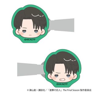 진격의 거인_ 아크릴 헤어 클립 / 리바이