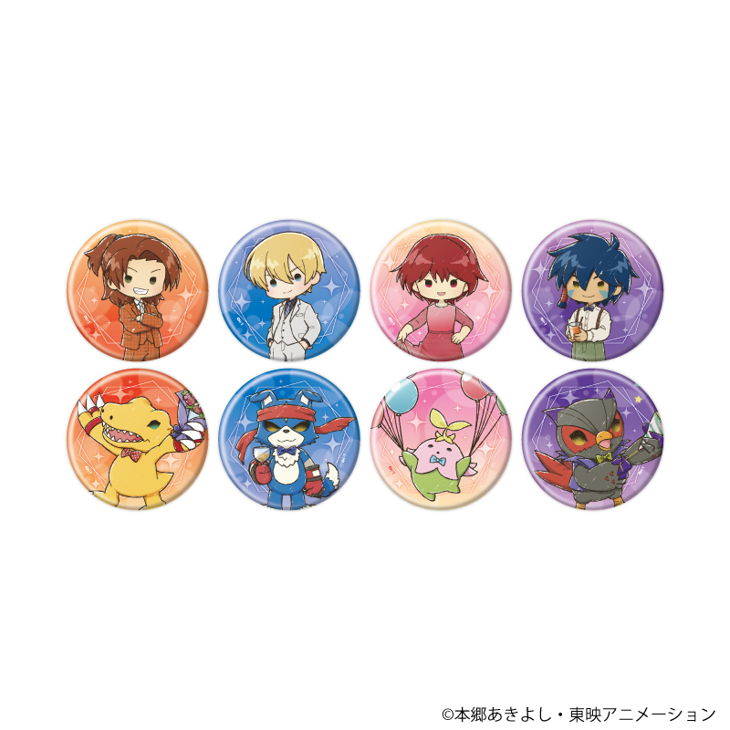 デジモンセイバーズ_缶バッジ02/コンプリートセット(全8種)(グラフ