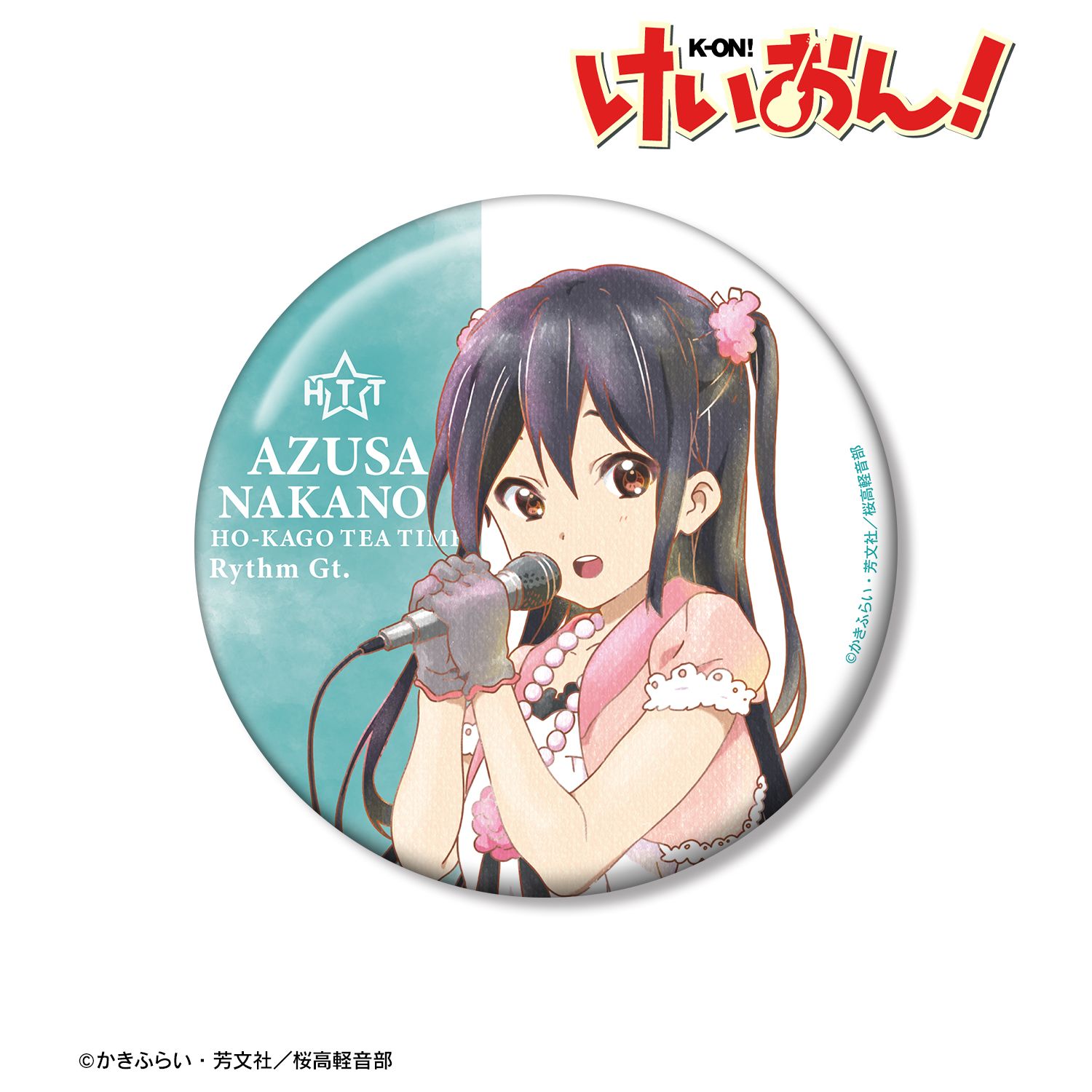 けいおん！_中野 梓 Ani-Art aqua label 第2弾 100mm缶バッジ ver.A
