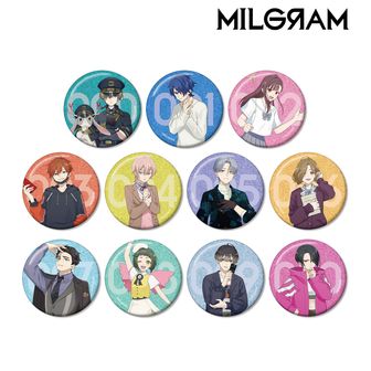 MILGRAM -ミルグラム-_ユノ 場面写ホログラム缶バッジ2個セット