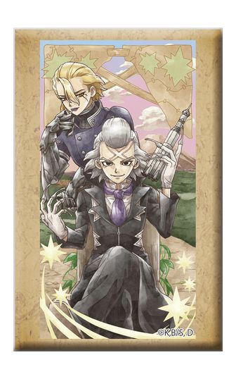 Dr.STONE_スタンド付きスクエア缶バッジ ゼノ＆スタンリー | Dr.STONE