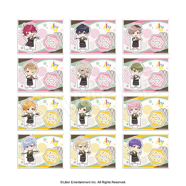 A3！カフェ　グッズ A3!_トレーディングアクリルスタンド 和風カフェ ミニキャラver. TypeA