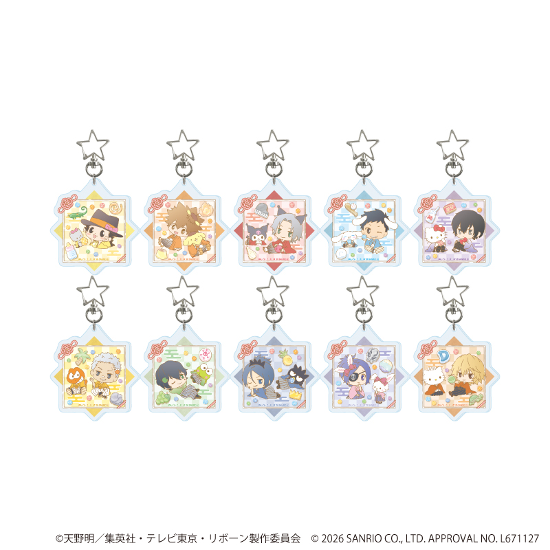 家庭教師ヒットマンREBORN!×SANRIO CHARACTERS_星型ナスカンアクリル
