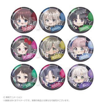 ガールズバンドクライ_トレーディングばるんこ缶バッジ 【BOX／9個入り