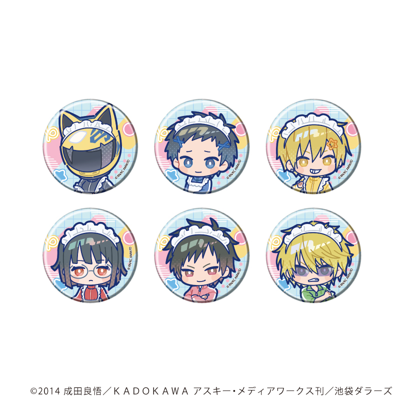 デュラララ!!×2_缶バッジ19/ジャージメイドver. コンプリートセット