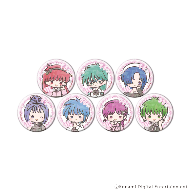 ときめきメモリアル_(57mm)_ホログラム缶バッジ01/ダークガーリーver