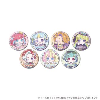 プリティーシリーズ_ハート缶バッジ50個セット(ホロ缶バッジ1個入り