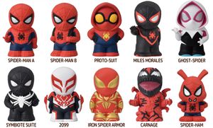 Spider-Man Soft Vinyl Puppet Mascot [Complete Box / 10 pieces]