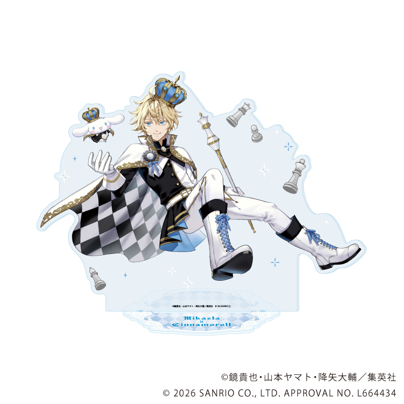 終わりのセラフ 百夜ミカエラ サンリオコラボ アクリルスタンド 缶バッジ 等 終わりのセラフ×サンリオキャラクターズ_BIGアクリルスタンド02/百夜