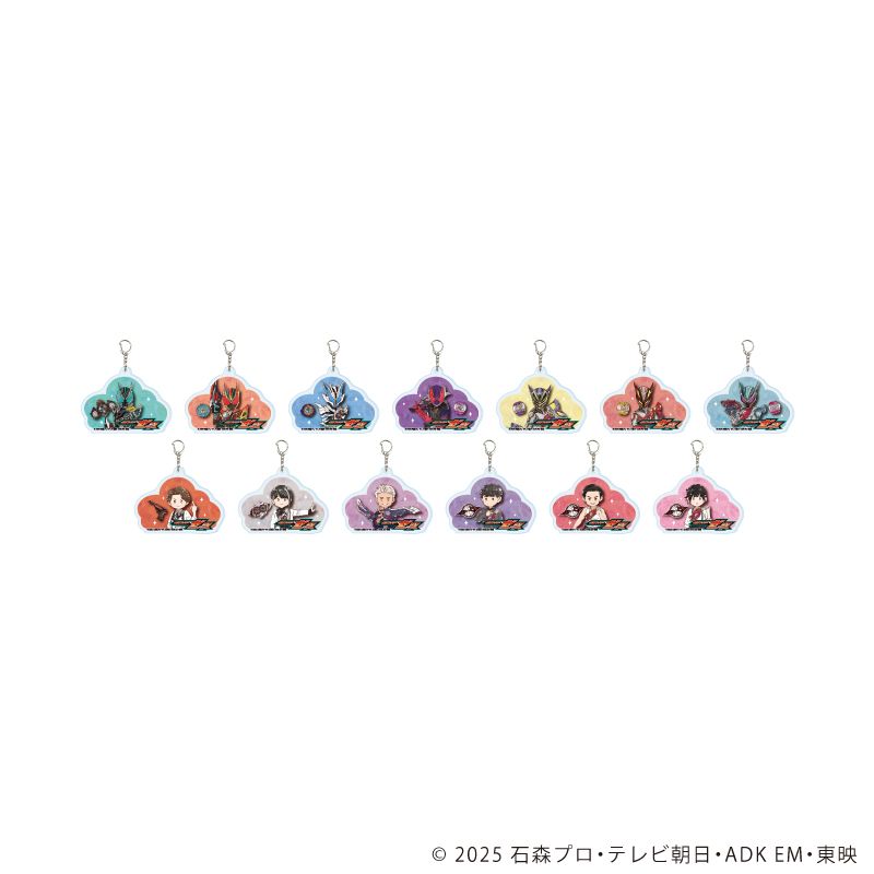 仮面ライダー龍騎 アクリルキーホルダー 13種セット 仮面ライダーゼッツ_アクリルキーホルダー02/コンプリートセット(全13