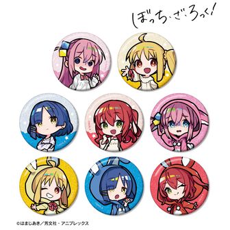 ぼっち・ざ・ろっく! 八景島シーパラダイス　グリッター　缶バッジ　全種セット ぼっち・ざ・ろっく！_トレーディング ゆるコマ グリッター缶バッジ