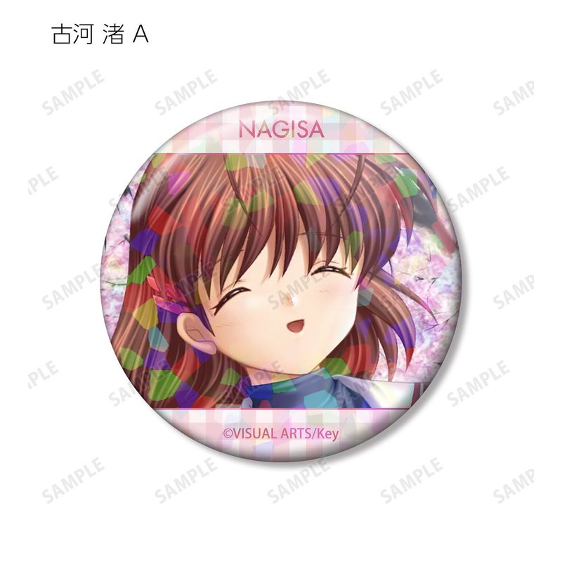 古河渚　缶バッジ　CLANNAD 20周年　mixx garden CLANNAD_トレーディングホログラム缶バッジ(単位/コンプリートBOX/12