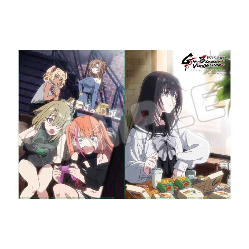 魔法少女リリカルなのはEXCEEDS　色紙　クリアファイル 魔法少女リリカルなのはEXCEEDS GunBlazeVengeance_クリアファイル/魔