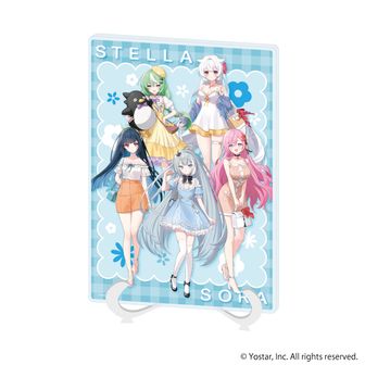 ステラソラ アクリルスタンド コハク・アヤメ・チトセ まとめ売りセット ステラソラ_ジオラマアクリルスタンド チトセ | ステラソラ公式グッズ